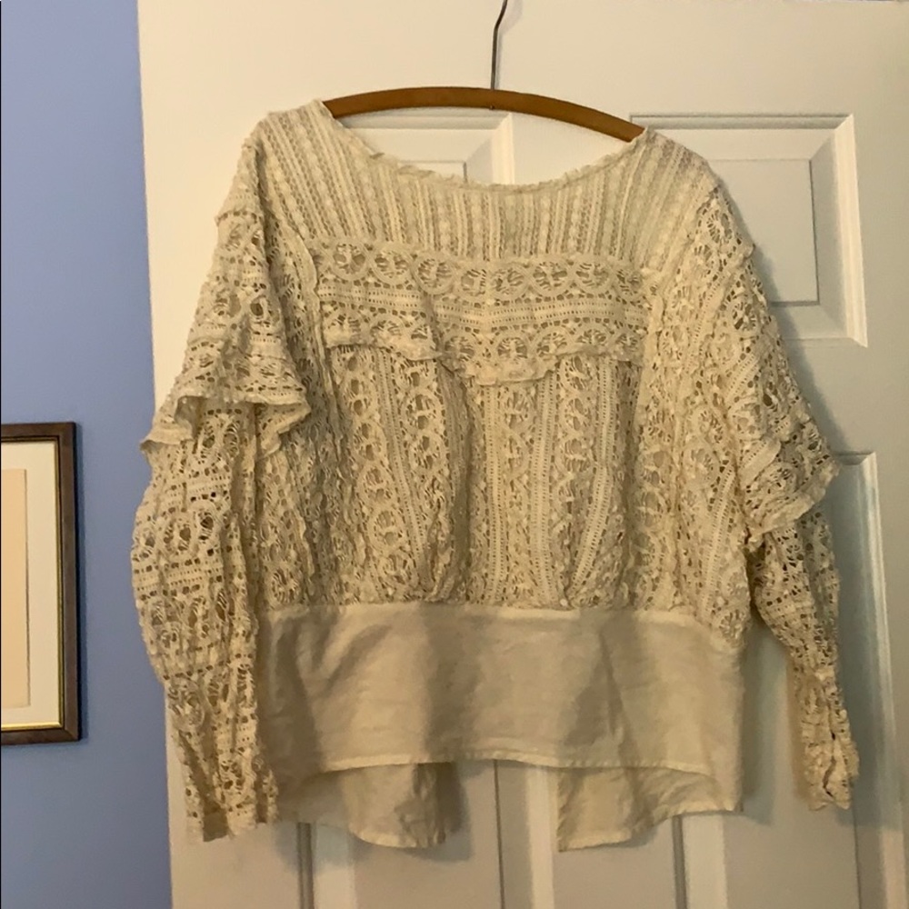 Magnolia Pearl Marburger lace blouse/jacket
